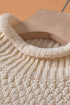 Oversized Chunky Batwing Long Sleeve Turtleneck Sweater